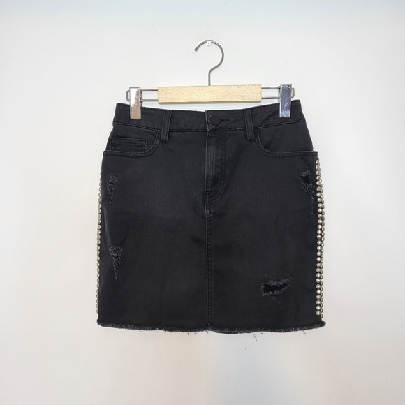 Etienne Marcel Denim Black Skirt Size S - Picture 2 of 12